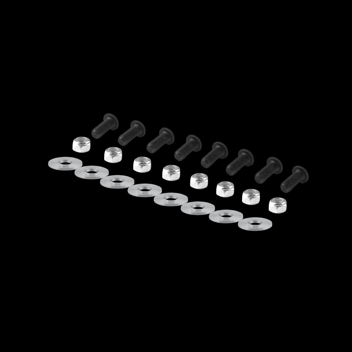 BRAUM Installation Hardware Kit - Single Seat: 4 bolts/nuts/washers