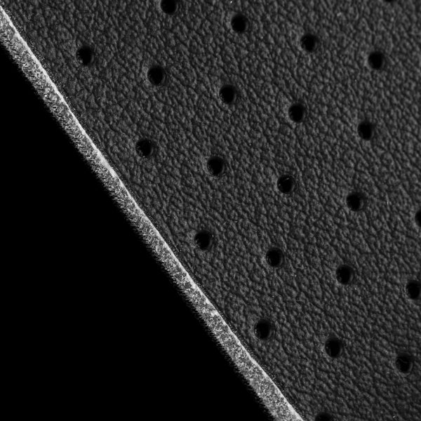 BRAUM Black Perforated Leatherette Material