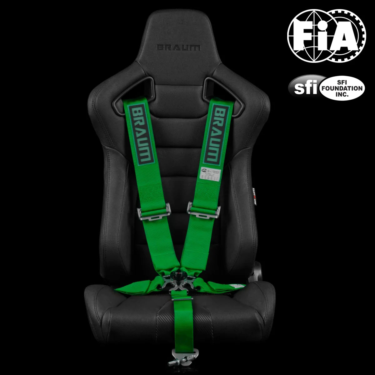 Five point harness clearance racing seats