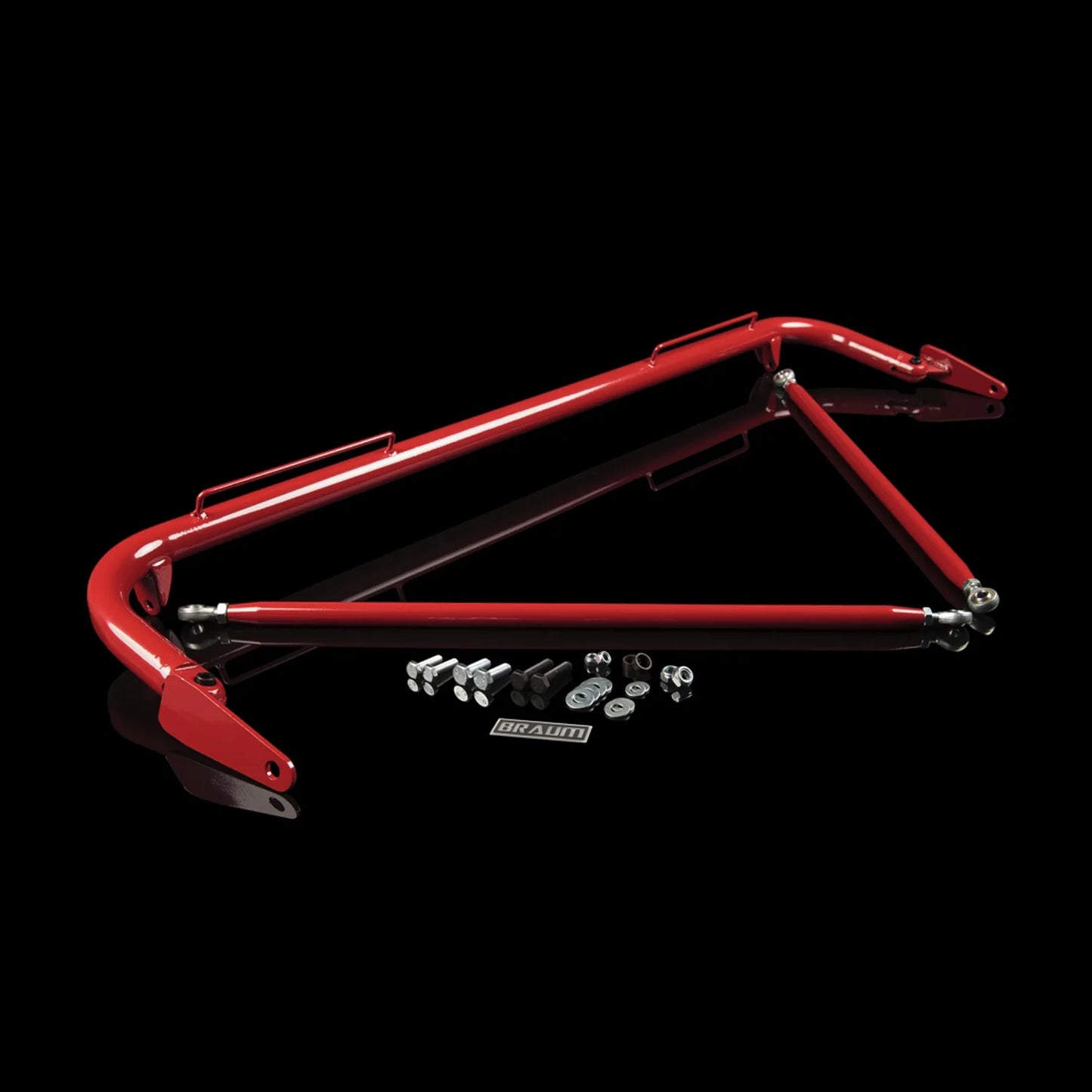 BRAUM 48-51" Universal Harness Bar Red Gloss