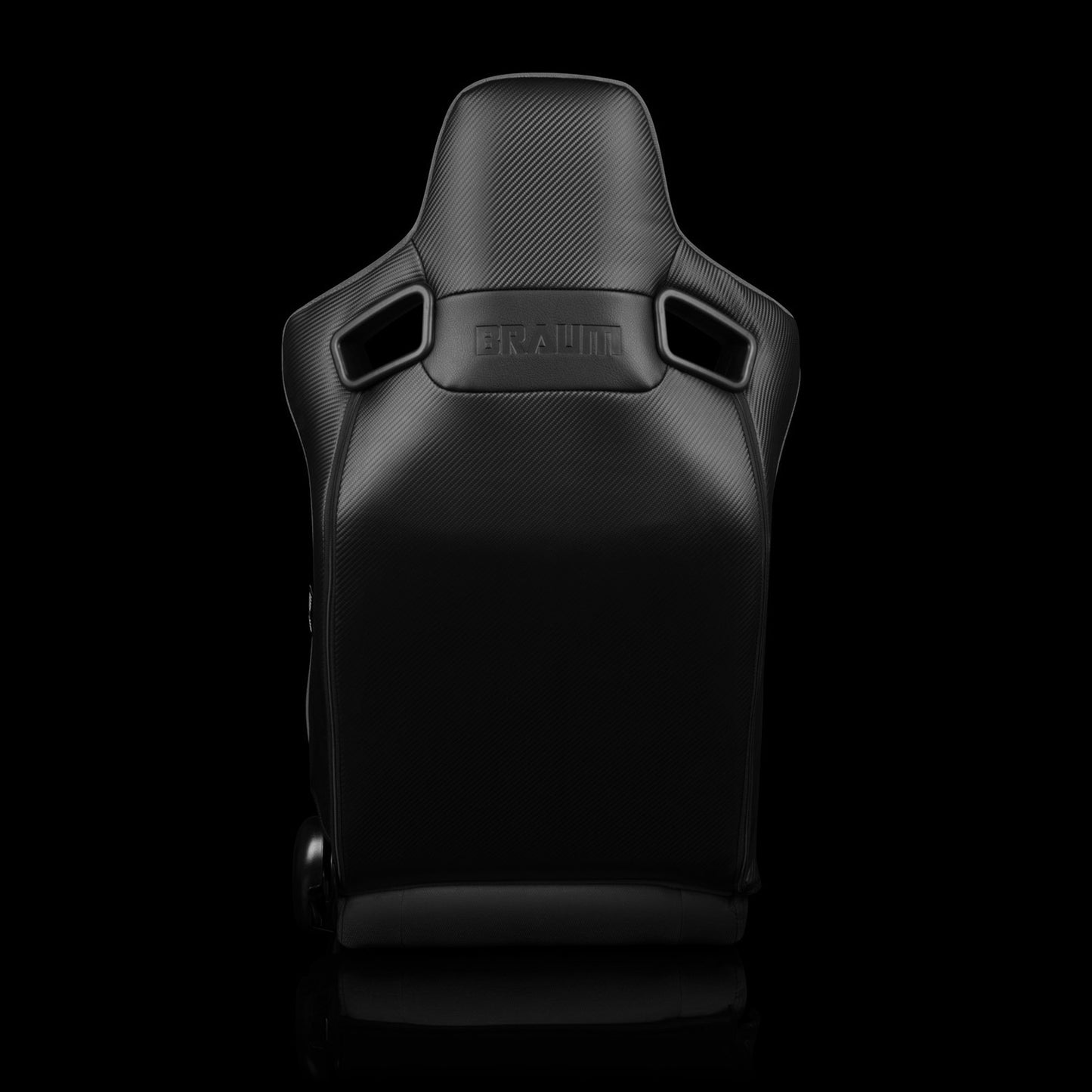 BRAUM ELITE Series Sport Reclinable Seats (Black Suede | Grey Stitching) - Priced Per Pair