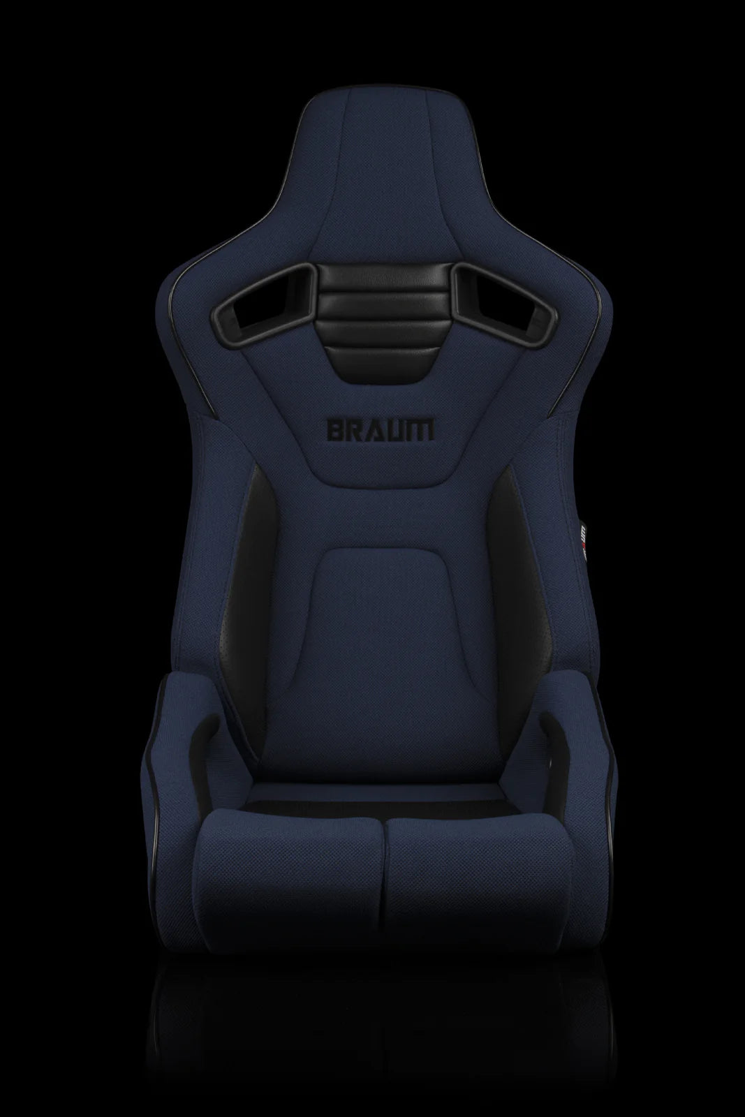 BRAUM ELITE-R Series Sport Reclinable Seats (Blue Cloth | Black Trim) – Priced Per Pair