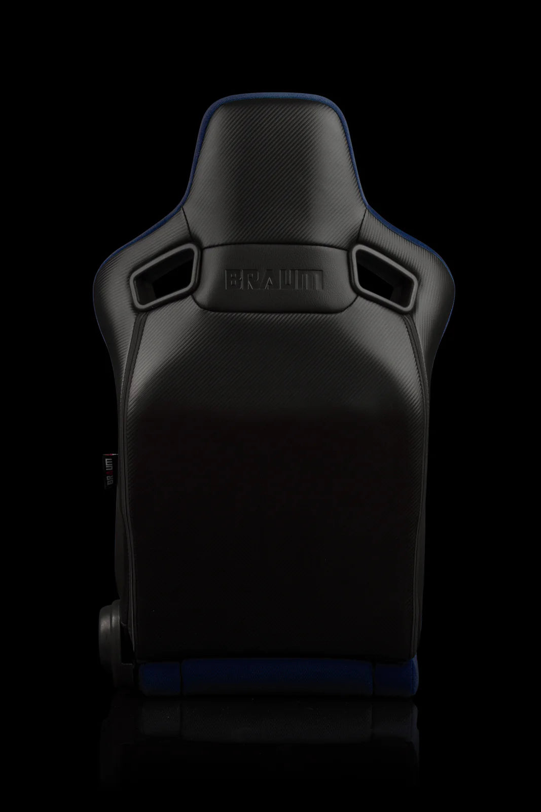 BRAUM ELITE-R Series Sport Reclinable Seats (Blue Cloth | Black Trim) – Priced Per Pair
