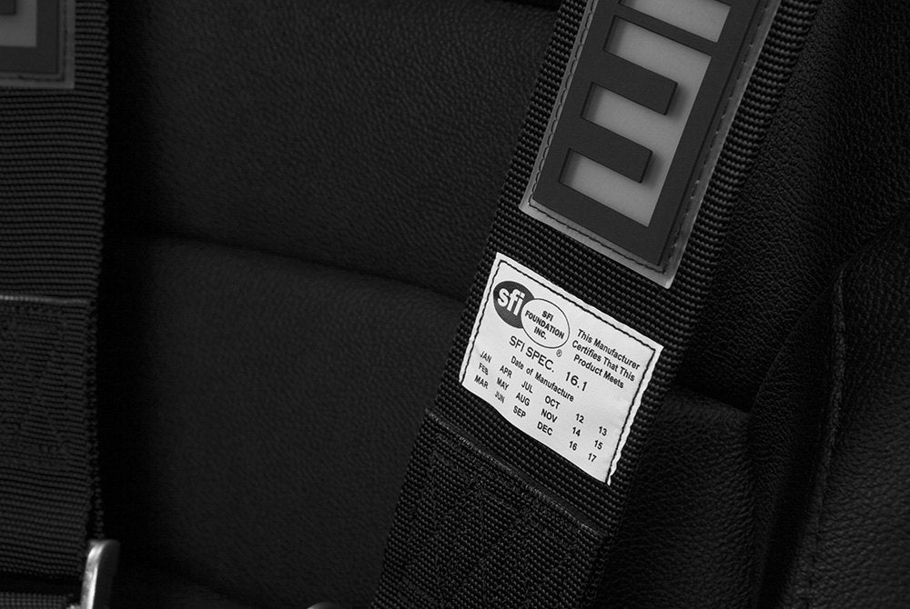 BRAUM Racing Harnesses 5PT - SFI 16.1 Certified Racing Harness 3" Strap Black – Priced Per Harness