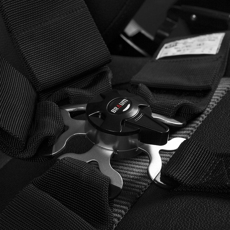 BRAUM Racing Harnesses 5PT - SFI 16.1 Certified Racing Harness 3" Strap Black – Priced Per Harness