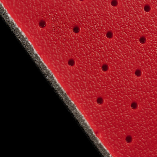 BRAUM Red Perforated Leatherette Material