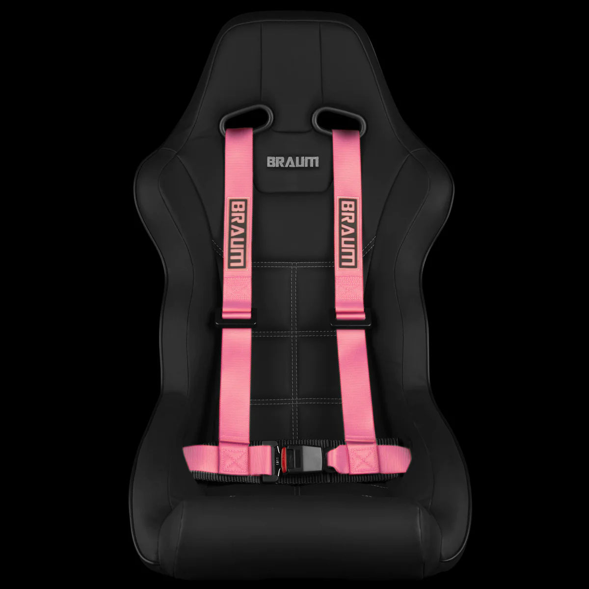 BRAUM Racing Harnesses 4 PT - Racing Harness 2” Strap Pink – Priced Per Harness