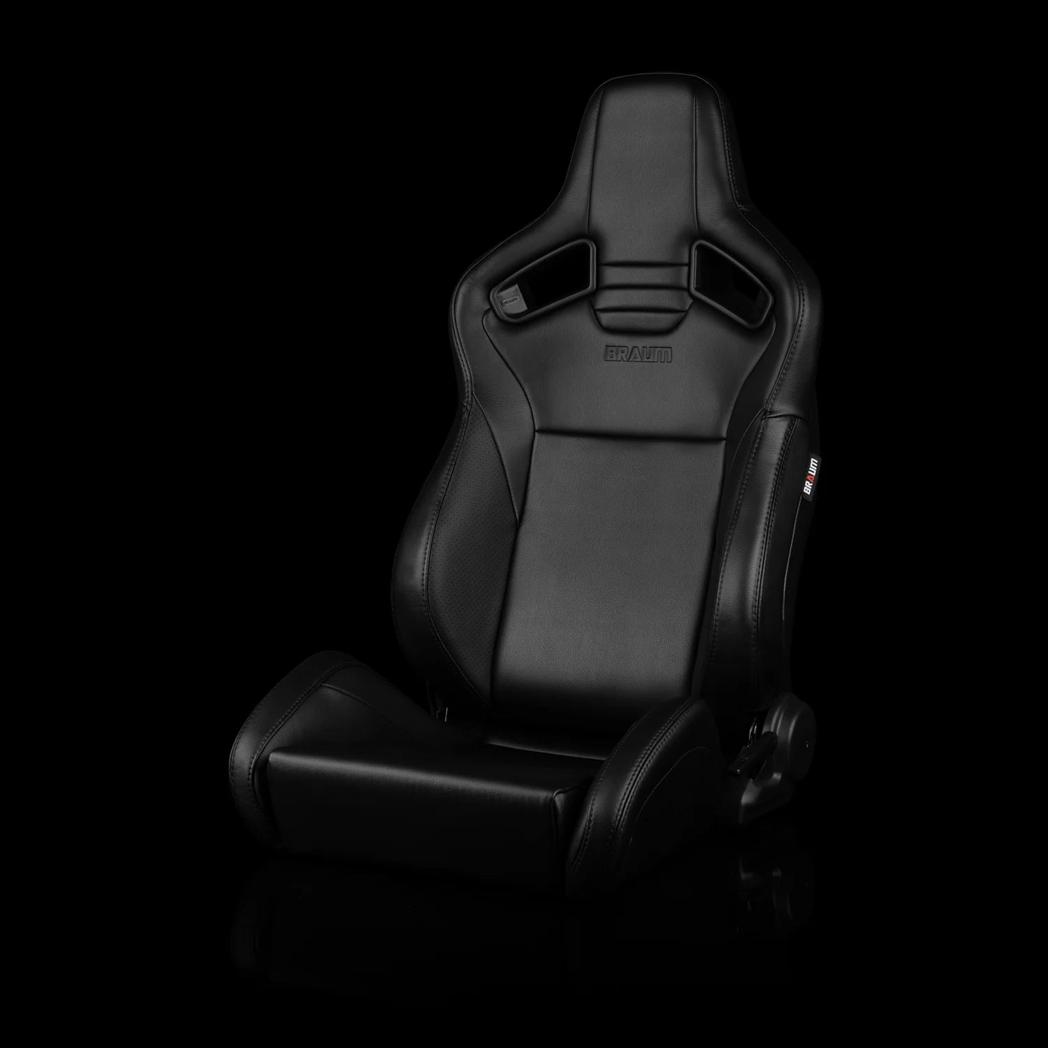 Braum Racing BRAUM ELITE V2 Series Sport Reclinable Seats (Black Leatherette | Blac ...