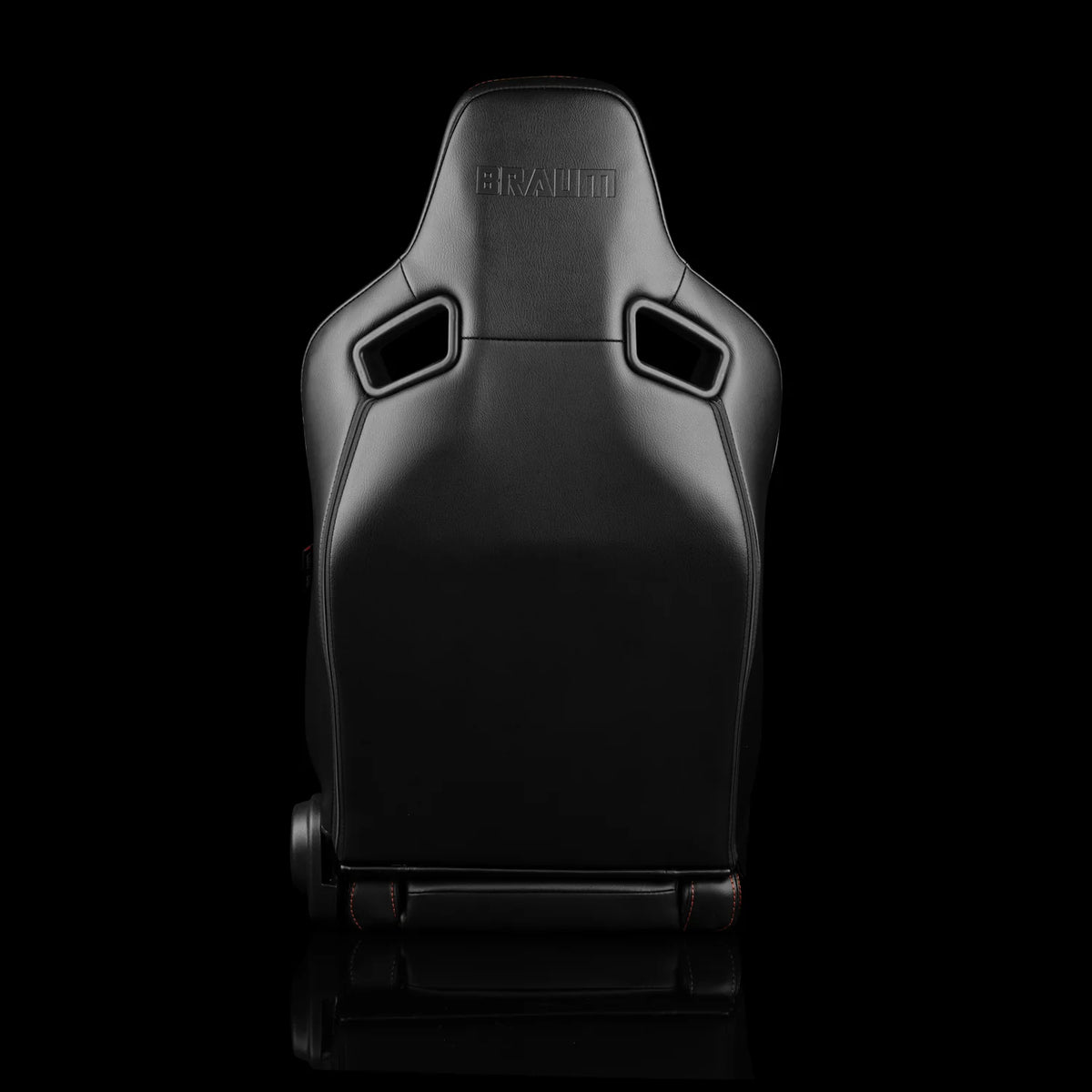 Braum Racing BRAUM ELITE V2 Series Sport Reclinable Seats (Black Leatherette | Red ...