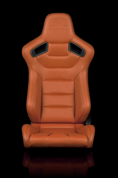 BRAUM ELITE Series Sport Reclinable Seats (British Tan Leatherette) – Priced Per Pair