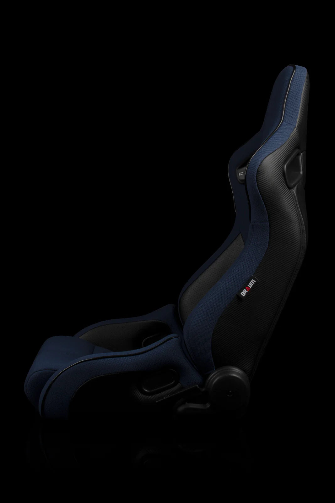 BRAUM ELITE-R Series Sport Reclinable Seats (Blue Cloth | Black Trim) – Priced Per Pair