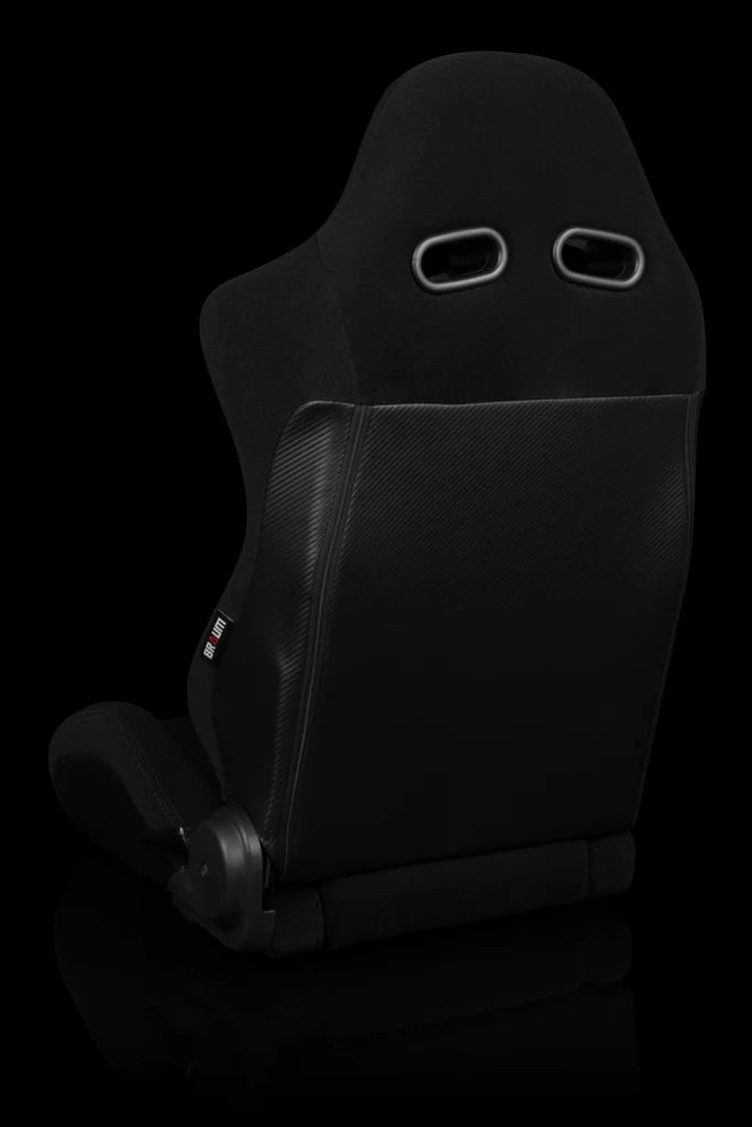 BRAUM ADVAN Series Sport Reclinable Seats (Black Cloth) – Priced Per Pair