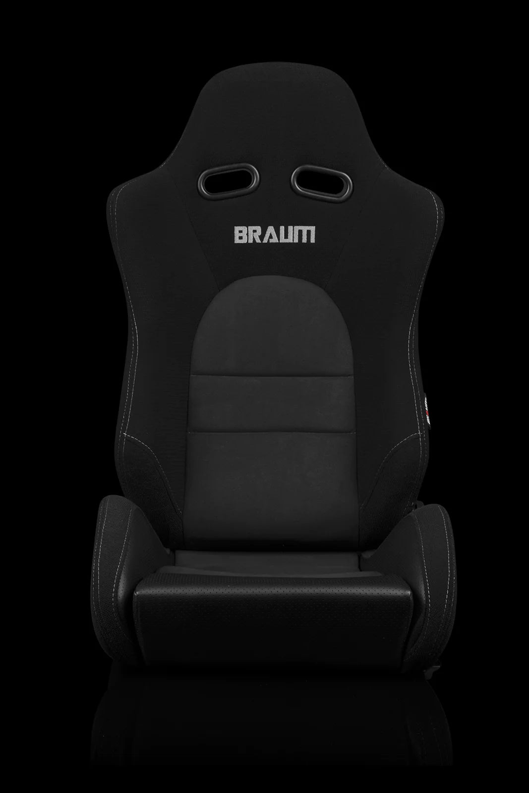 BRAUM ADVAN Series Sport Reclinable Seats (Black Cloth | Alcantara Inserts) – Priced Per Pair