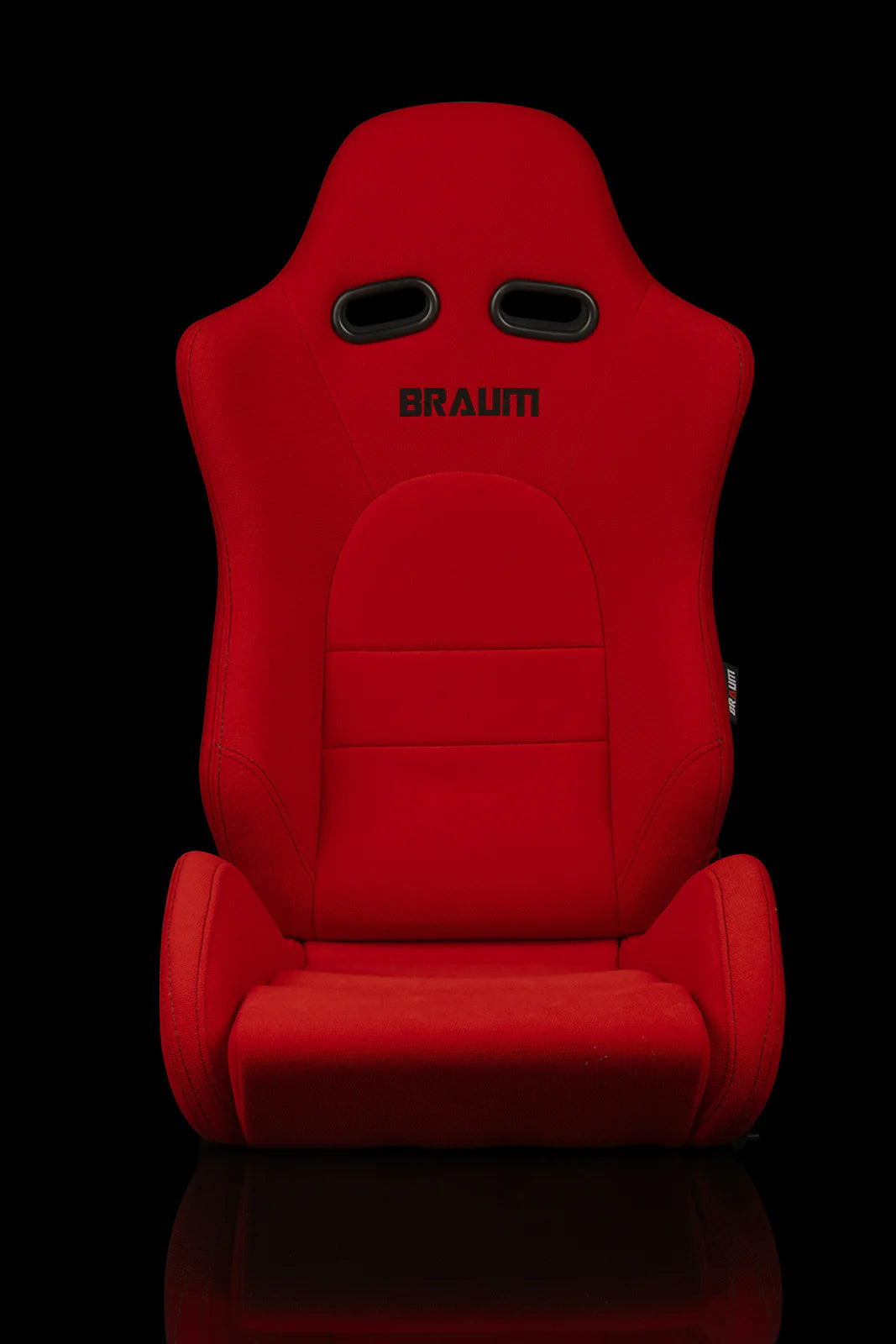 BRAUM ADVAN Series Sport Reclinable Seats (Red Cloth | Black Stitching) – Priced Per Pair