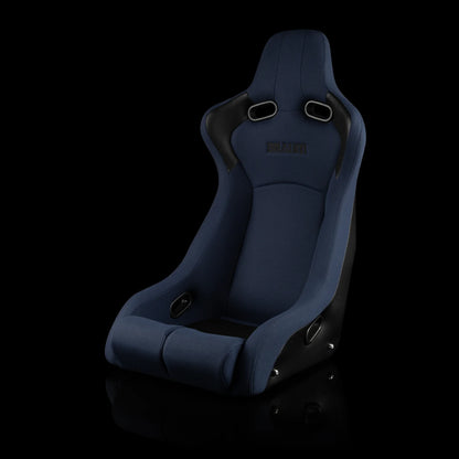 BRAUM VENOM-R Fixed Back Bucket Seat Navy Blue Cloth - Priced Per Seat