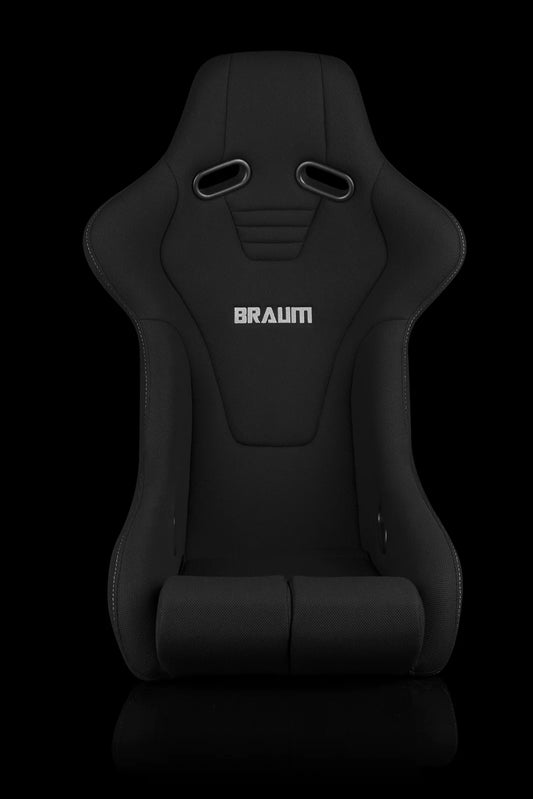BRAUM FALCON-R Series Fixed Back Bucket Composite Seat Black Cloth – Priced Per Seat