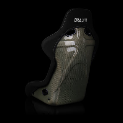 BRAUM FALCON-R Series Fixed Back Bucket Composite Seat Black Alcantara | Carbon Kevlar Composite - Priced Per Seat