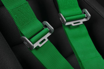 BRAUM Racing Harnesses 5PT - SFI 16.1 Certified Racing Harness 3" Strap Green – Priced Per Harness