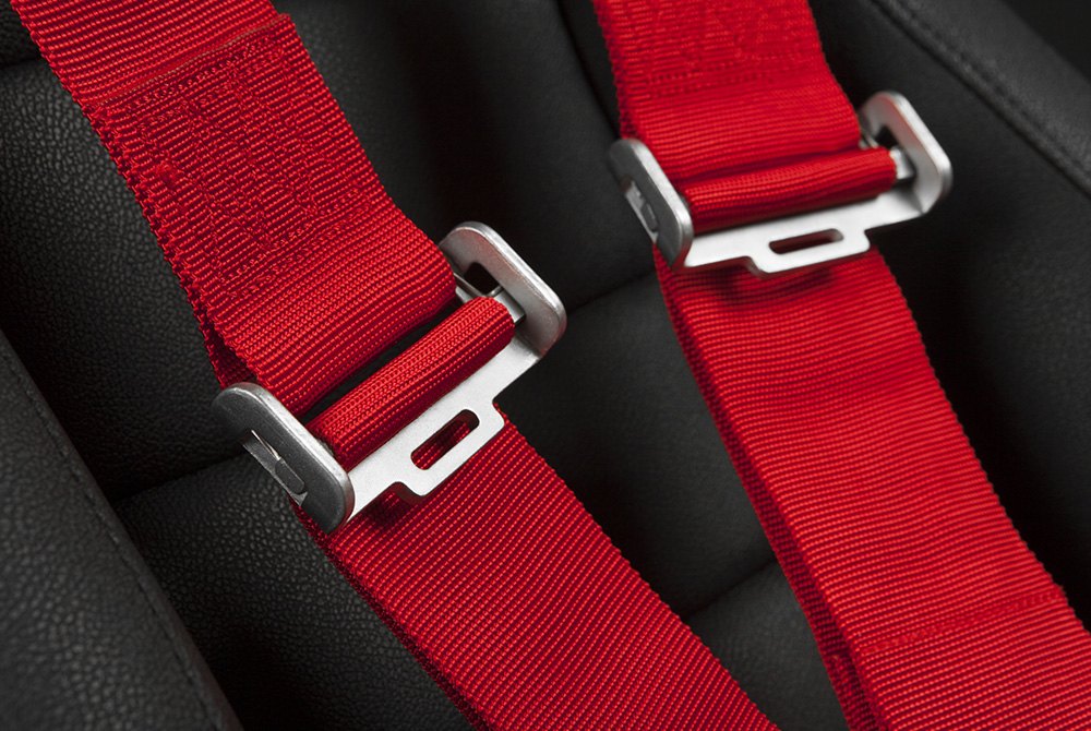 BRAUM Racing Harnesses 5PT - SFI 16.1 Certified Racing Harness 3" Strap Red – Priced Per Harness