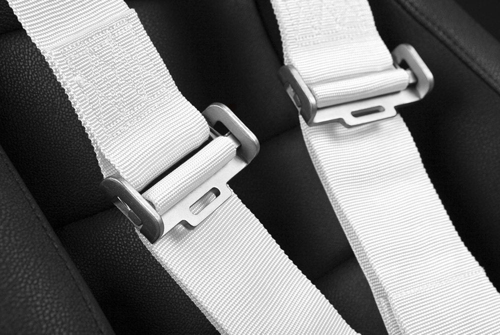 BRAUM Racing Harnesses 5PT - SFI 16.1 Certified Racing Harness 3" Strap White – Priced Per Harness