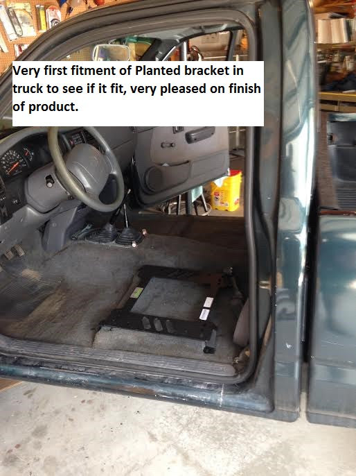 PLANTED SEAT BRACKET- TOYOTA TACOMA [EXCLUDING BENCH SEAT MODELS] (1995.5-2004) - PASSENGER / RIGHT
